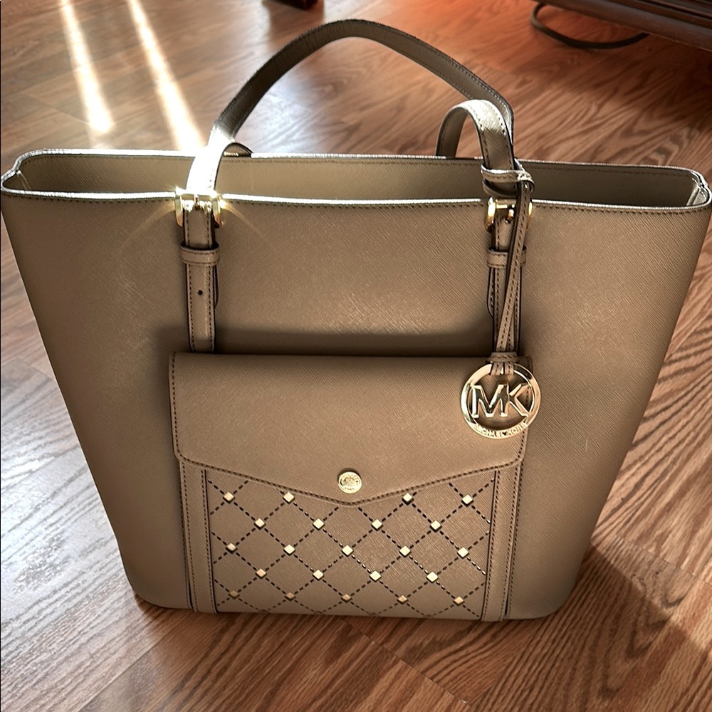 Michael Kors Tan Tote Bag